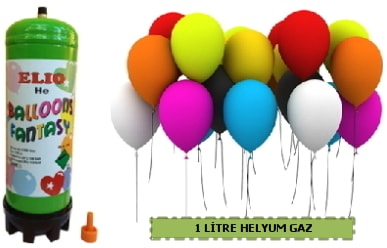 1 Litre Helyum Gazi Tupu Satisi