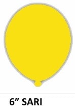 6 Inc Sari Su Balonu