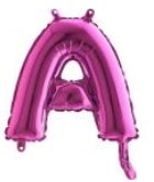 A Harfi Fusya Ruby Folya Balon 14 Inc 38 Cm