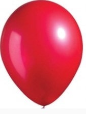 Baskisiz 12 Inc Metalik Kirmizi Balon Satisi