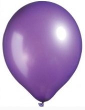 Baskisiz 12 Inc Metalik Mor Balon Satisi
