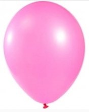 Baskisiz 12 Inc Metalik Pembe Balon Satisi