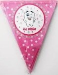 Flama Ilk Disim Pembe Kiz Bebek Parti Malzemesi