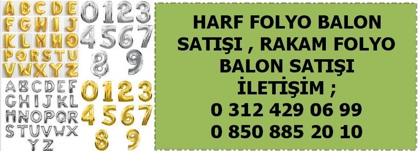 Harf Folyo Balon Satisi Ucan Baloncu Ankara