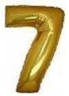 Yedi Rakam Sari Gold Altin Folyo Balon 40 Inch 100Cm