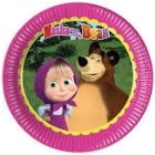 Tabak Masha Ve Bear Parti Malzemesi