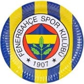 Tabak Taraftar Fenerbahce Fb Parti Malzemesi